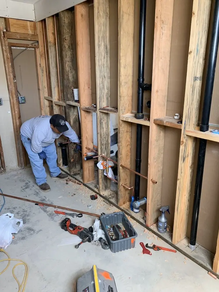 Commercial rough-in plumbing for Water Heater Replacement in Cedar Cliff